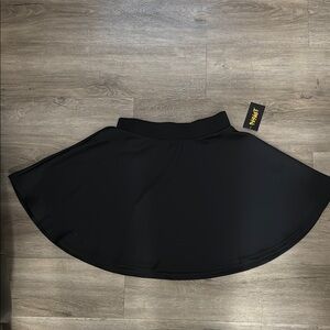 Spirit Black Skater Mini Skirt for Cocktail